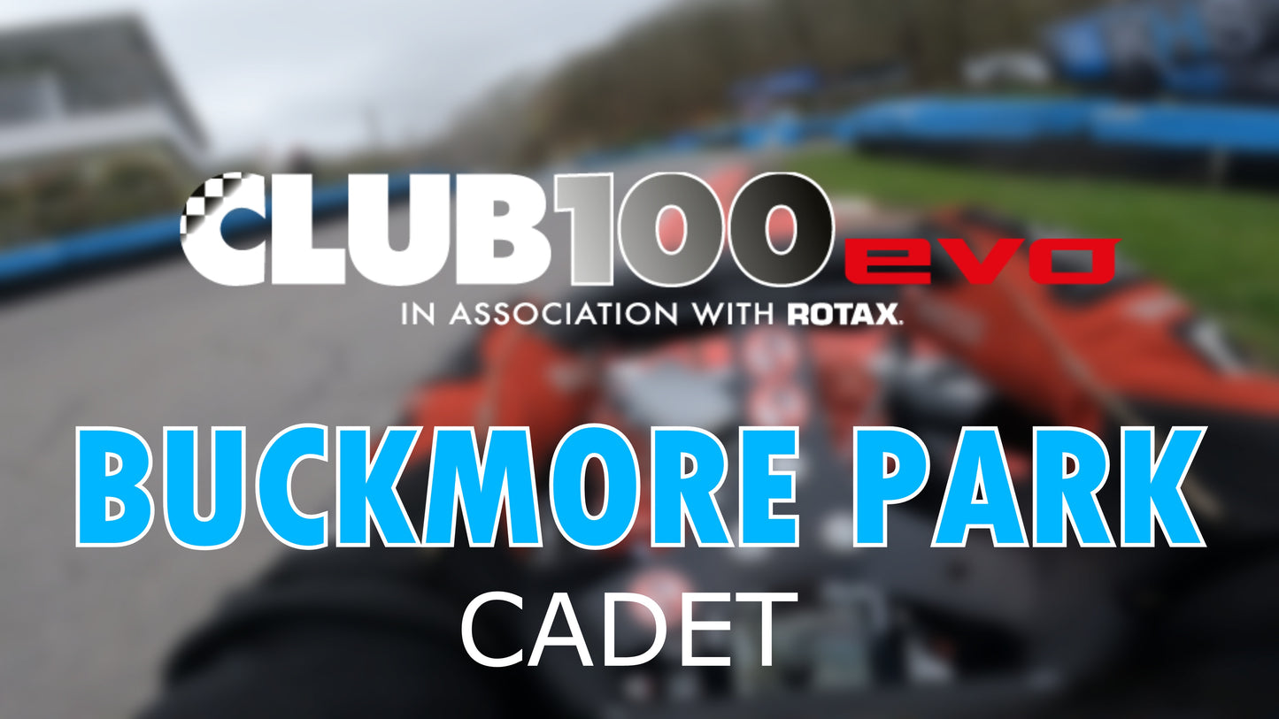 BUCKMORE PARK - Club100 Cadet TRACK TUTORIAL