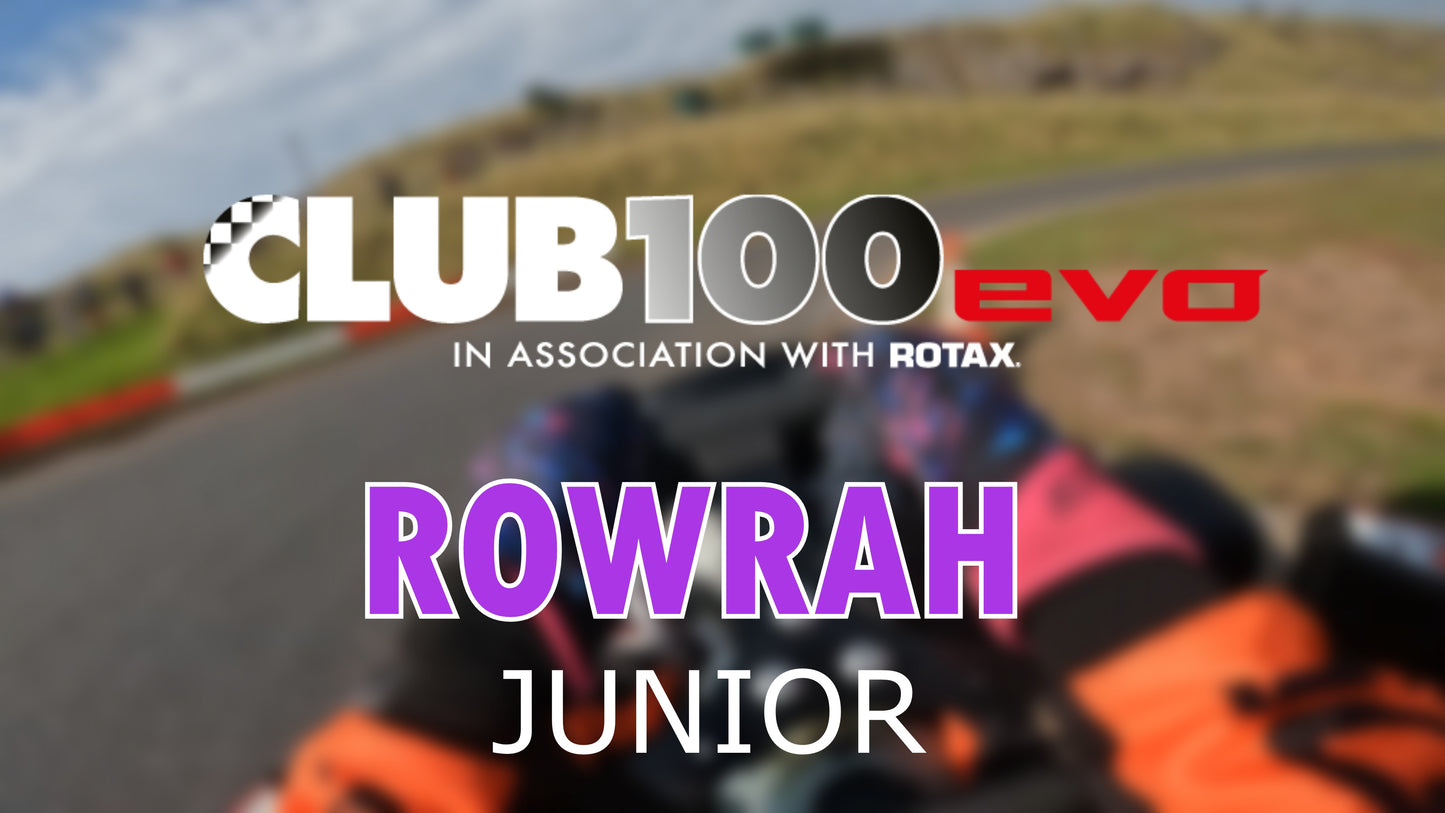 ROWRAH - Club100 Junior TRACK TUTORIAL